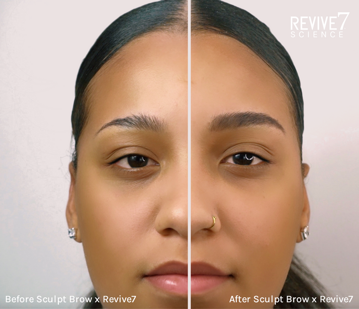 Revive7 Sculpt Brow Gel Before and After