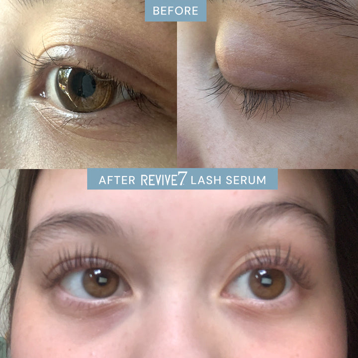 R7 Lash Serum Before and After