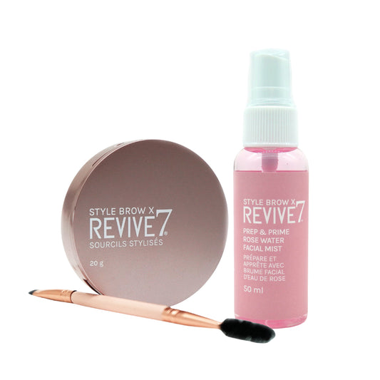 Revive7 Style Brow & Rose Water Facial Mist Combo