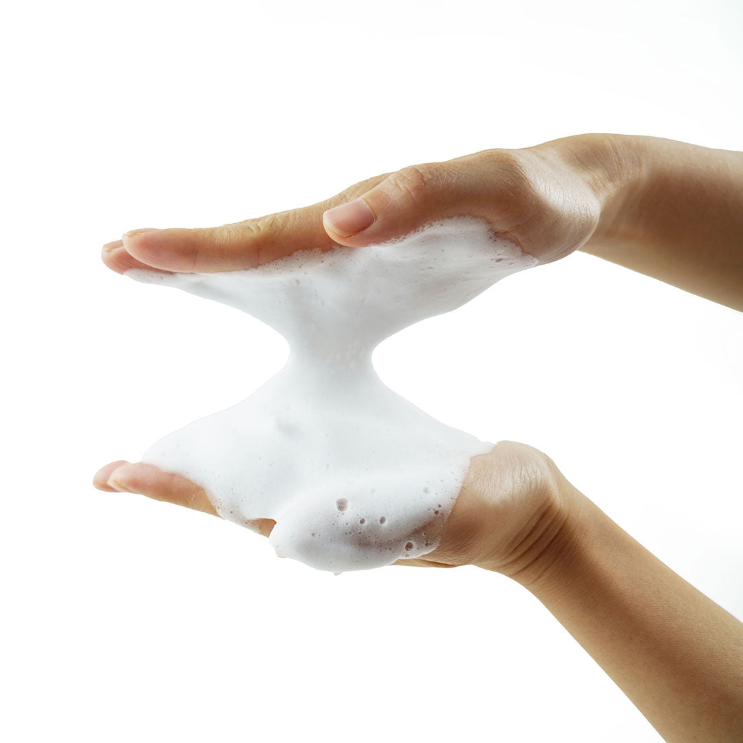 Washing Hands With Soap Foam